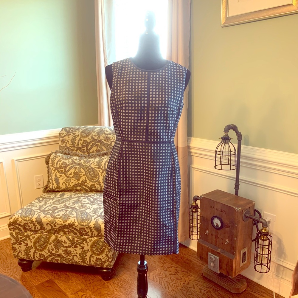 COPY - J. Crew Brand New Blue Foulard Dress!